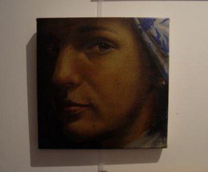 Meg egg tempera emulsion on canvas 25 x 25 cm